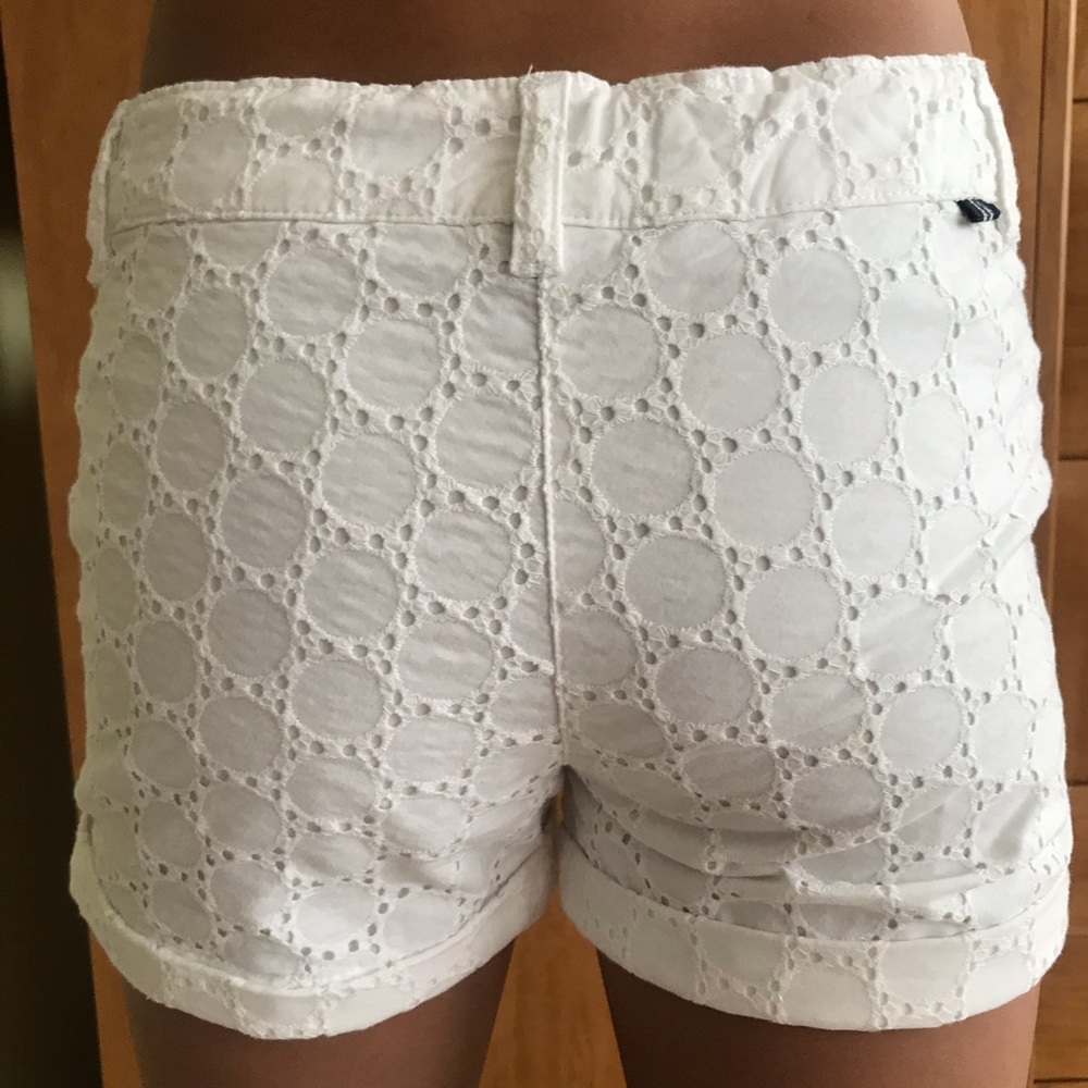 Nautica Girls Size 10 White Patterned Shorts - Picture 4 of 7